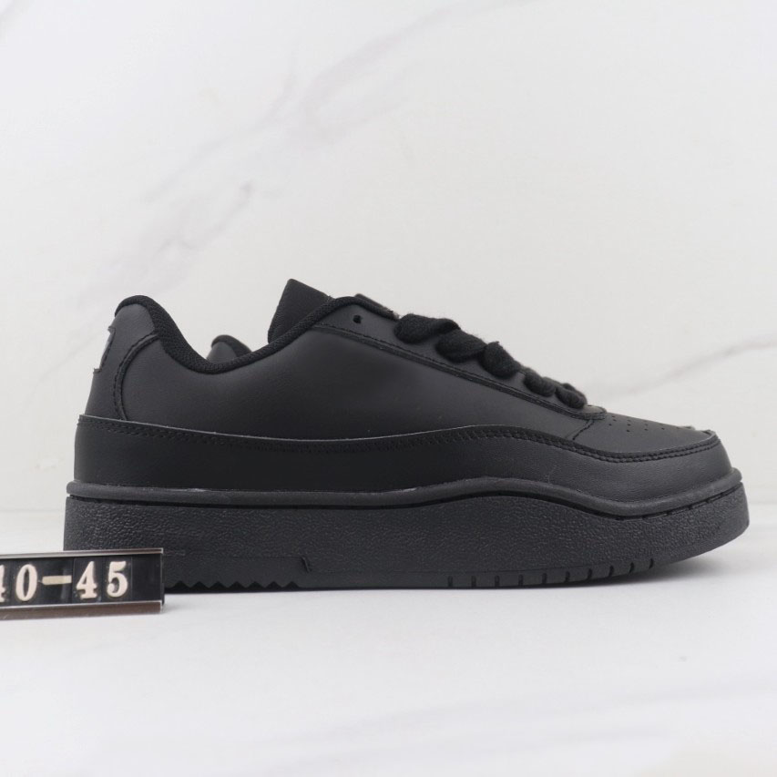 Tracker D Low Platform Sneakers Retro Lace-up Casual Shoes Couple Style Retro Versatile Street Trend Shoes Ultra-Light Slim Leather Rubber Sole Snea
