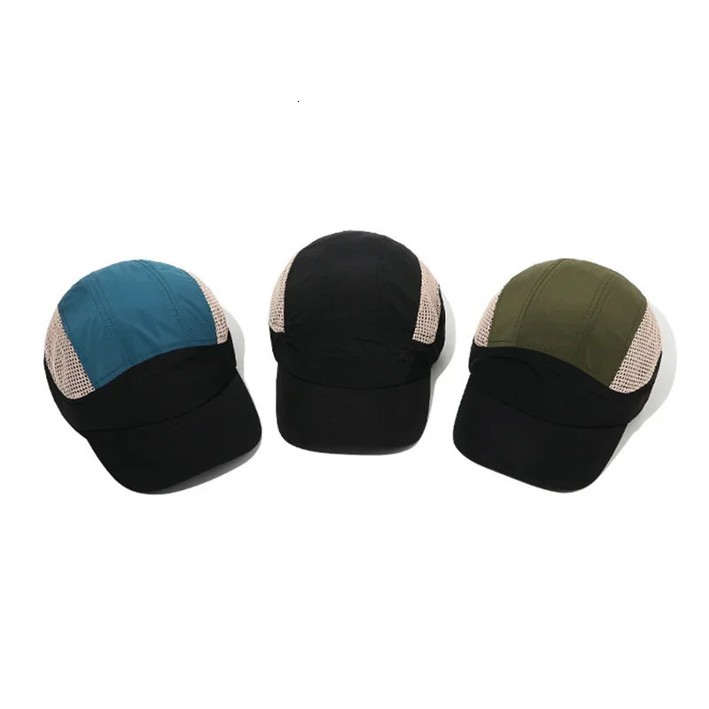 2024 Japanese Quick Drying Baseball Cap Men Women Thin Mesh Shade Short Brim Caps Summer Outdoor Sports Running Golf Fishing Hat261016