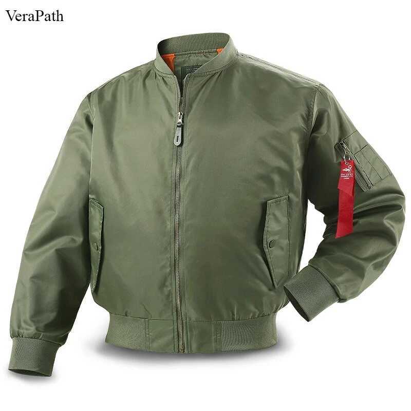 VeraPath's New Spring and Autumn Men's MA1 Pilot Jacket Coat Is an Air Force Pilot Jacket for Men. US/European Size S261017MYAN