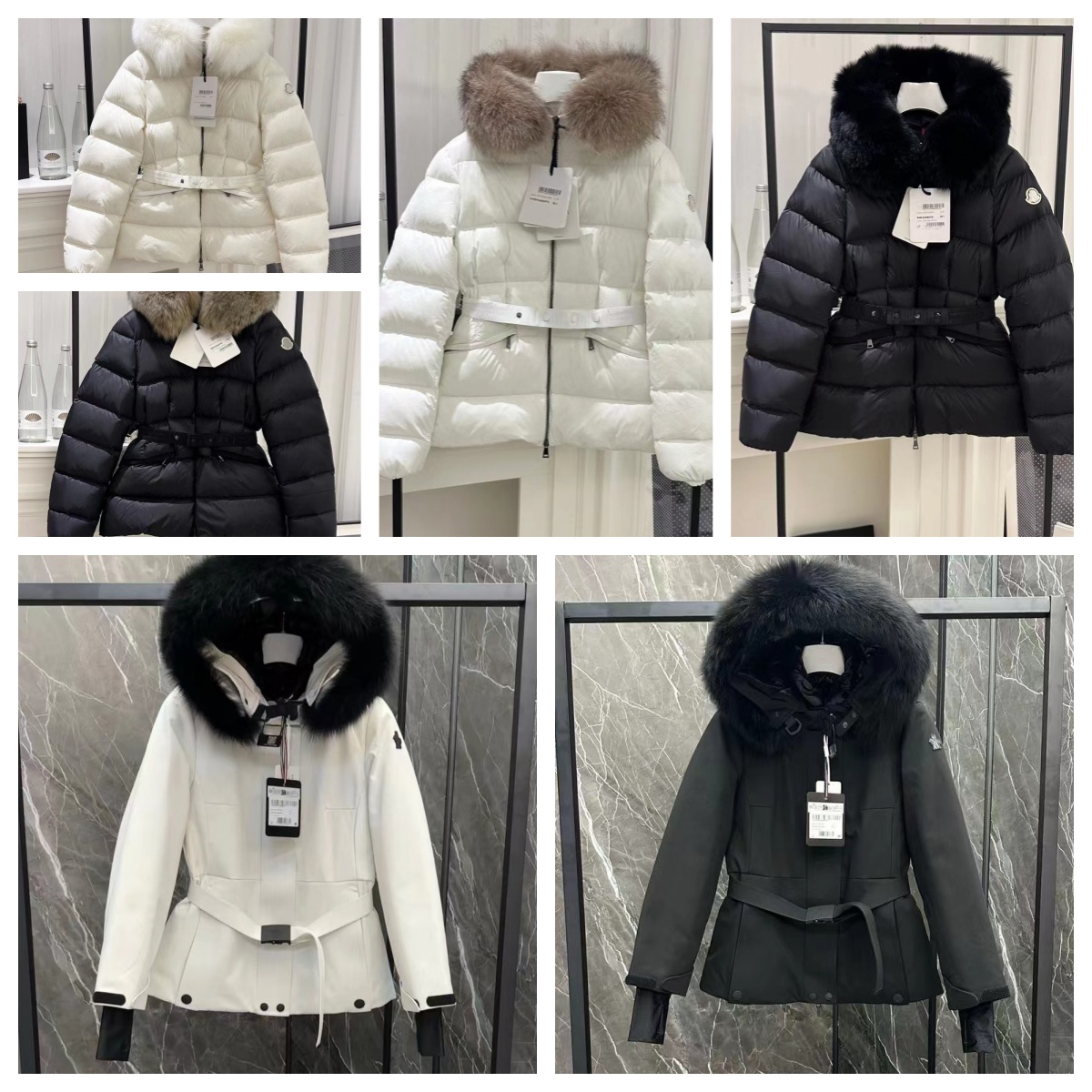 Designer Womens 2026 hot Down Jacket waist-cinching Long Coat Large Pocket Fur Collar Thermal Top Female women winter Large Clothing Coats Outdoor t