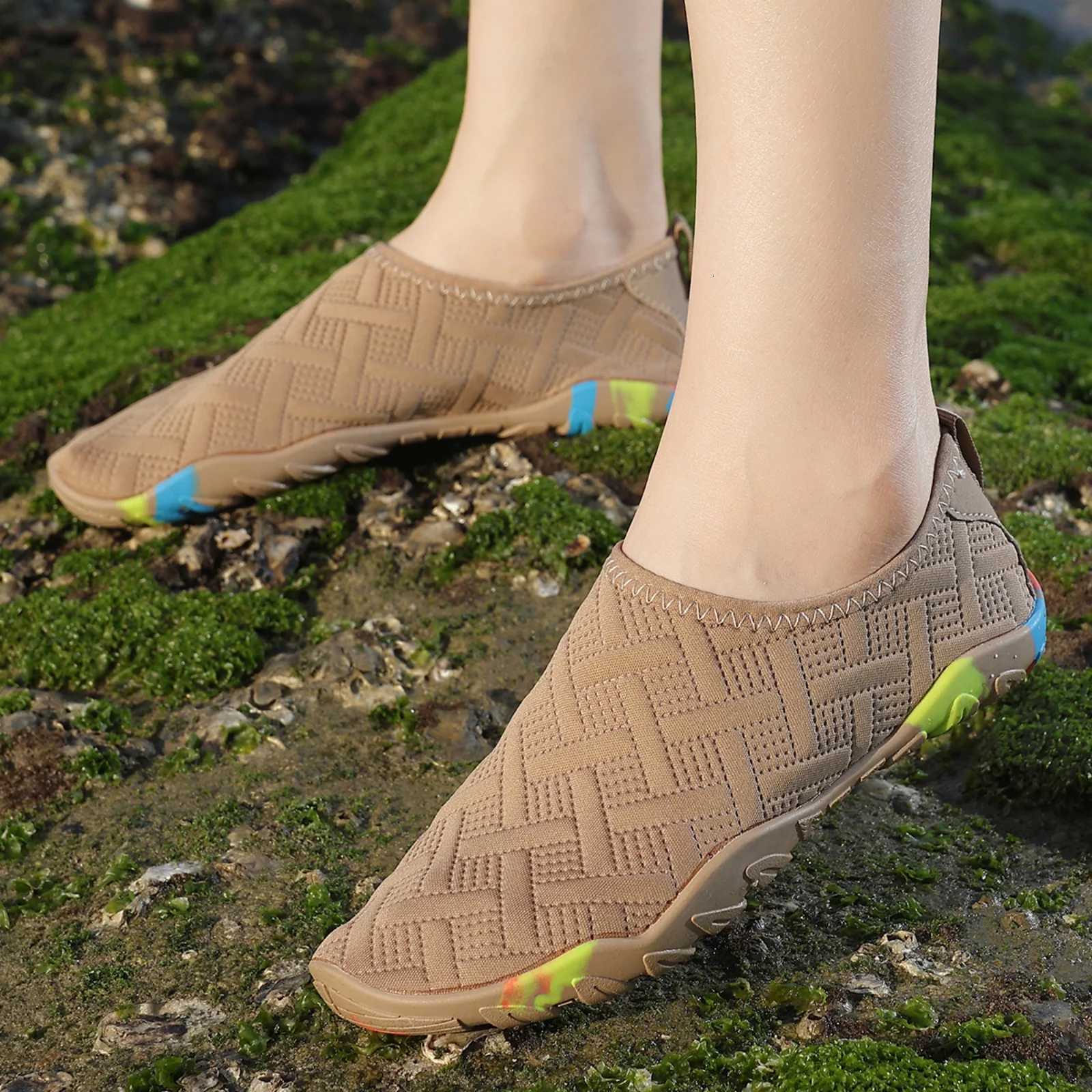 Casual Shoes Unisex Water Shoes Quick Dry Non-slip Aqua Shoes Breathable Barefoot Beach Swim Shoes For Men Women 606 H261016