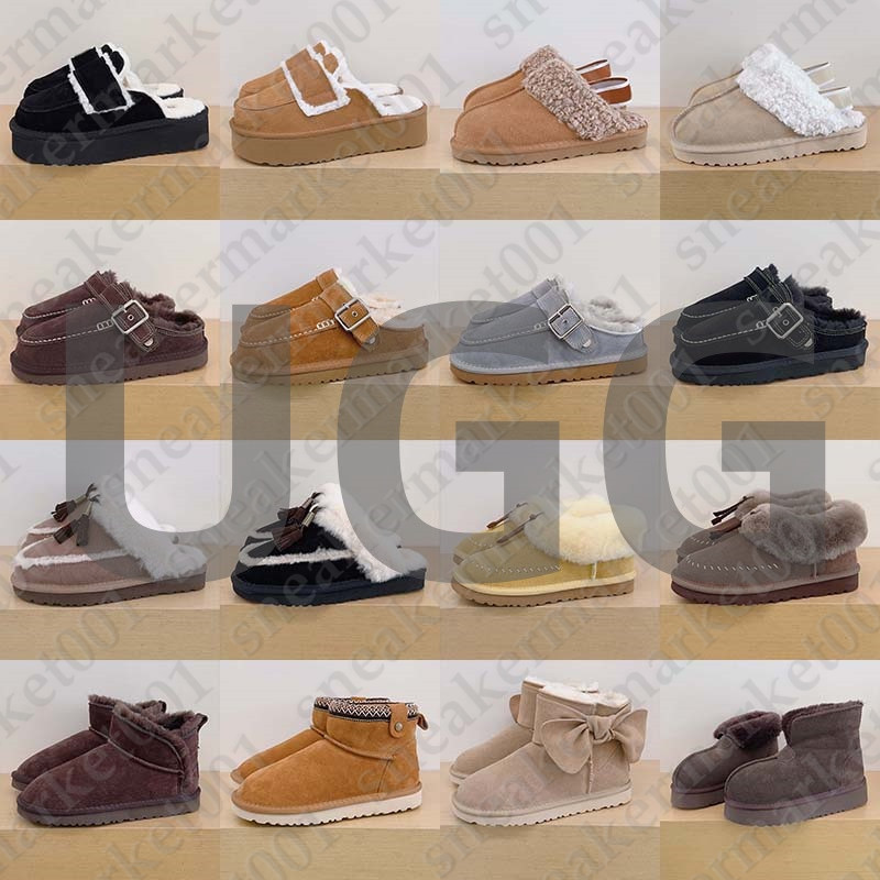 Free Shipping Designer boots martin furry booties uggswomens Goldenstar Evelina Clog Shoes for mens womens sneakers Bottom winter men women boot ove
