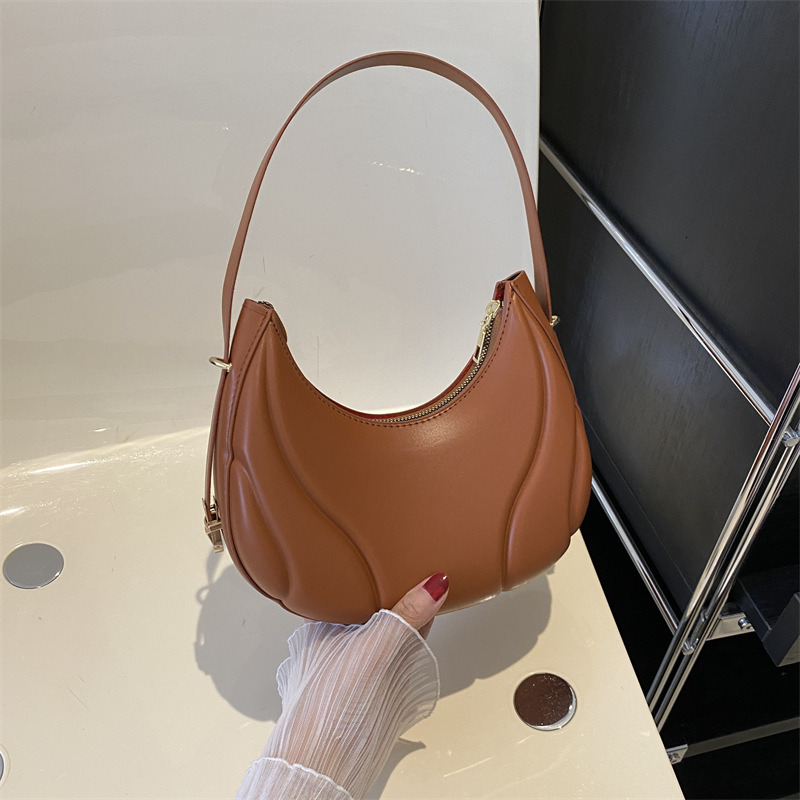 High End Small Summer New Style Simple Trend All Match Texture Handbag One Shoulder Underarm Bag Women S