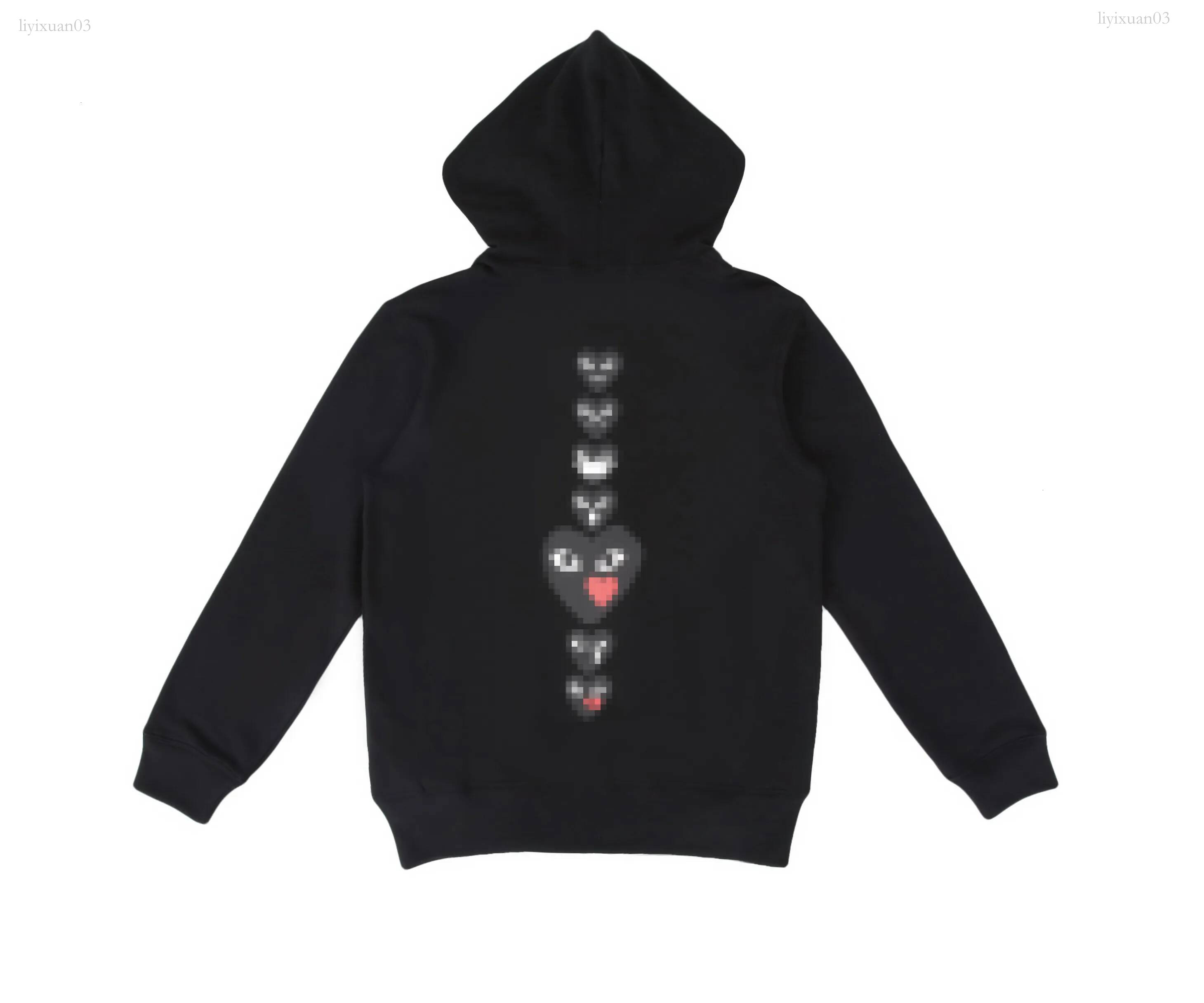 Red Heart hoodies Designer Classic Luxury High Quality CDGHoodie Unisex Sweatshirt Pattern Printed commes hoodie Embroidery Long Sleeves da2