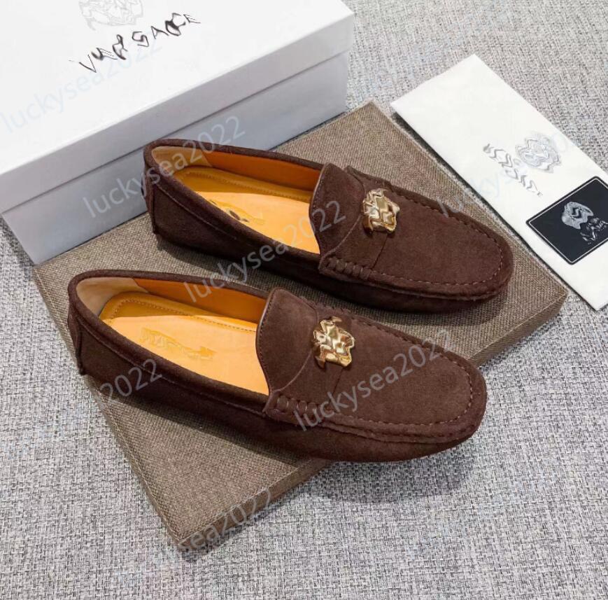 Brand Spring Summer Hot Sell Moccasins Men Loafers High Quality Genuine Leather Shoes Men Flats Lightweight Driving Shoes