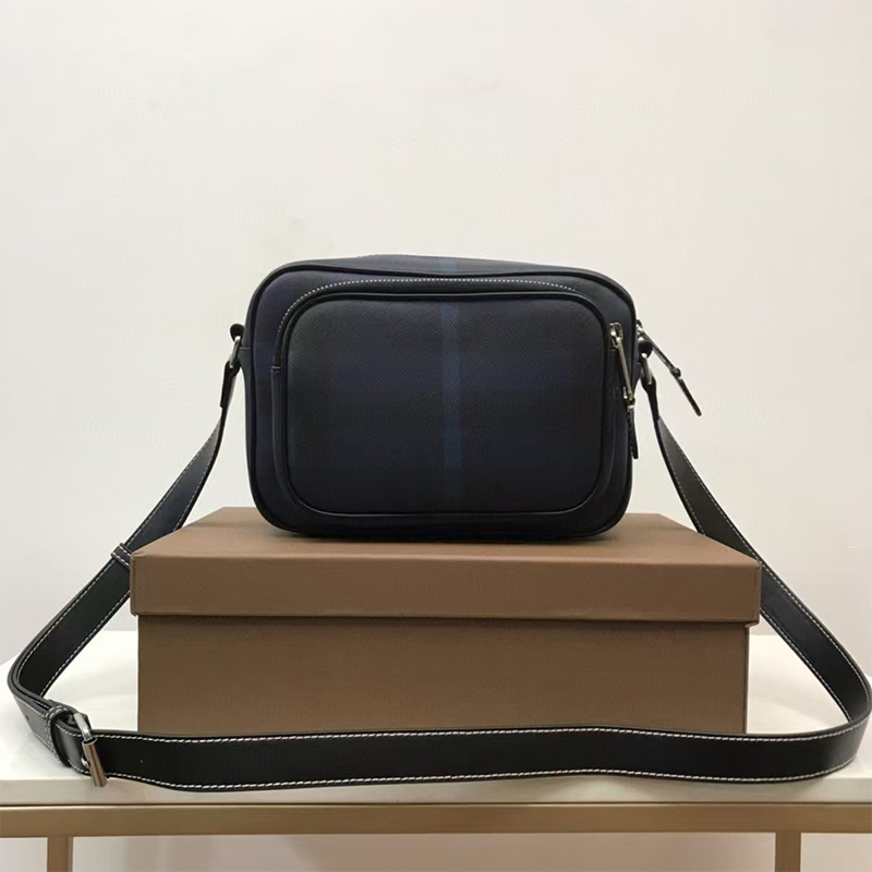 Designer mens crossbody bag Handbag 168 luxury Black real leather open handbags Casual bag classic vintage style shopping large capacity armpit bag