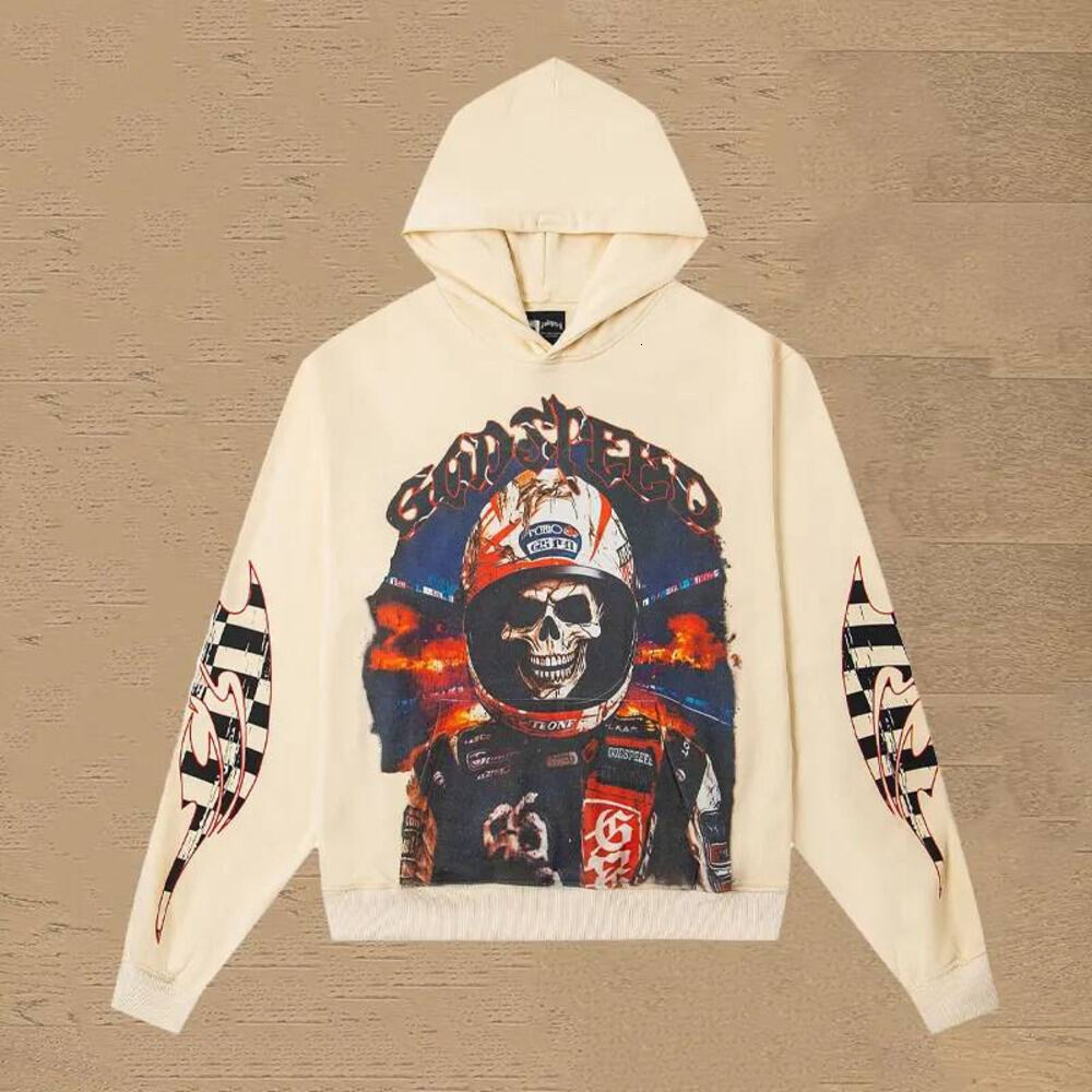 Goddpeed Hoodies Designer Godspeedy Mens Hoodie Graphic Long Sleeves Hipster Fabric Cotton Street Graffiti Letter Print Vintage Washed Colorful Hood
