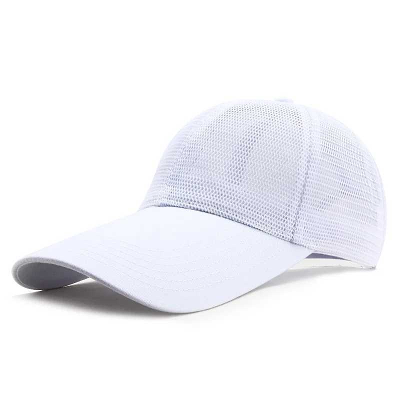 long Peak Sun 11cm Cap Lady Summer Sunshade Sport Hat Men Big Size Mesh Baseball Caps 55-60cm 60-65cm M261016
