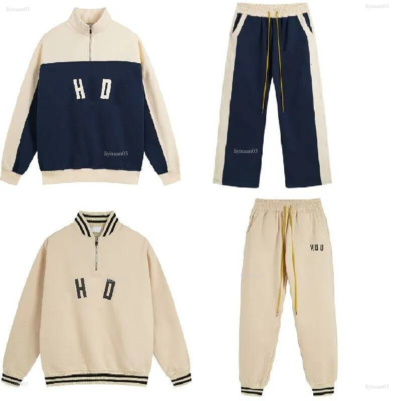 Designer hoodie men tracksuit pants sweatpants sweatshirt zipper male and women casual sweatpants autumn winter workout pants men joggers Rhudness h