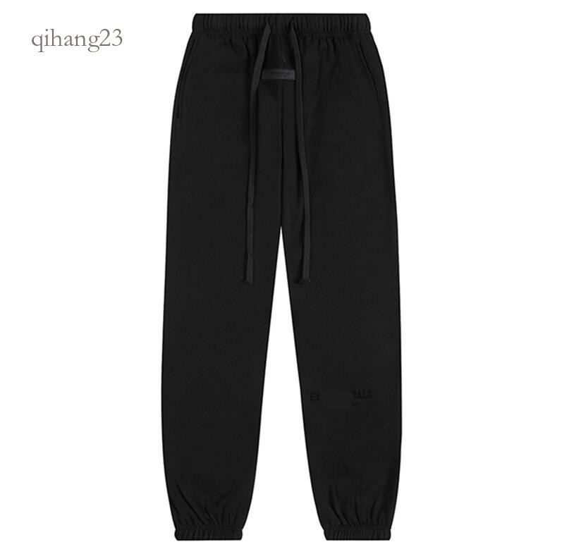 Essential Sweatpant Esss Hoodie Men Designer Loose Fit Straight Leg Pant Women Flocking Letters Fleece Lined Warm Elastic Waist Drawstring Sports 19