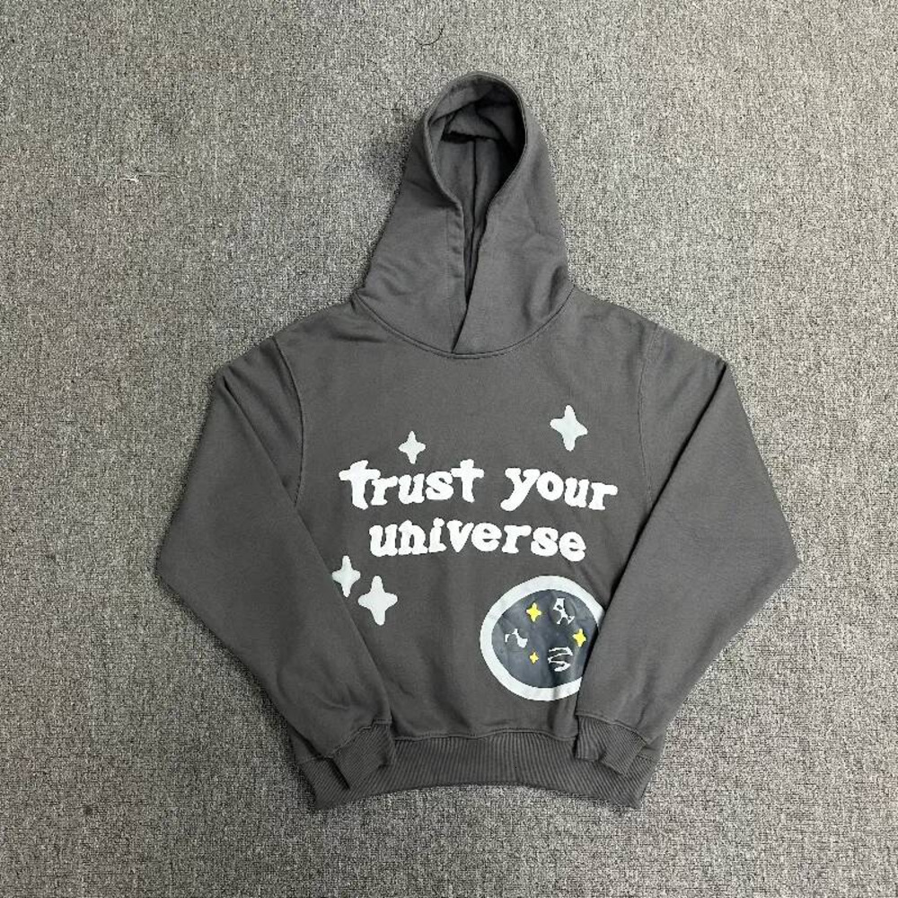 Broken Hoodie Designer Quality Men Pants Zip Up High Street Wear Hip Hop Punk Style Baggy Plant Sweatpants Streetwear Foam Puff Graphic Brokenplant