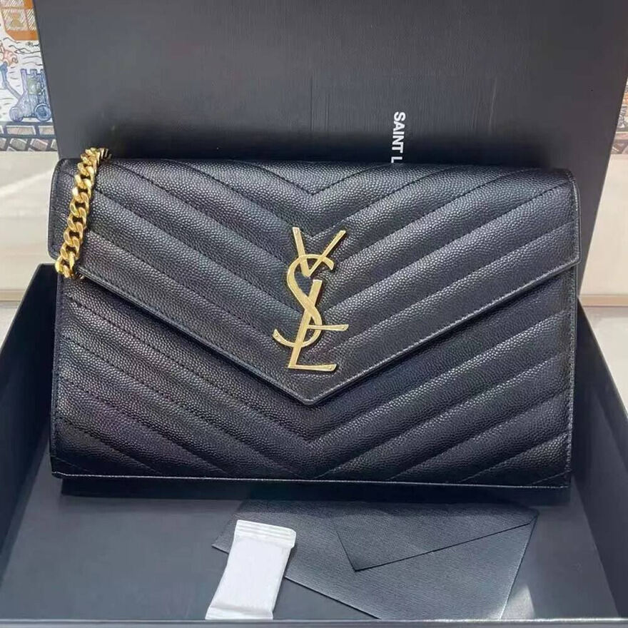 Designer Shoulder Classic Woman Top Quality Classics Caviar Fashion Gold Silver Chain Crossbody Bag Luxury Bag Black Leather Flap Handbag Purse Unde