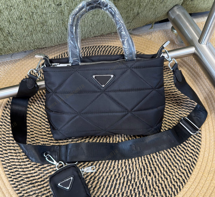 Top Quality Men FashionDuffle Bag Triple BlackNylon Travel Bags MensHandle Luggage GentlemanBusiness Tote with ShoulderStrap Rave Reviews