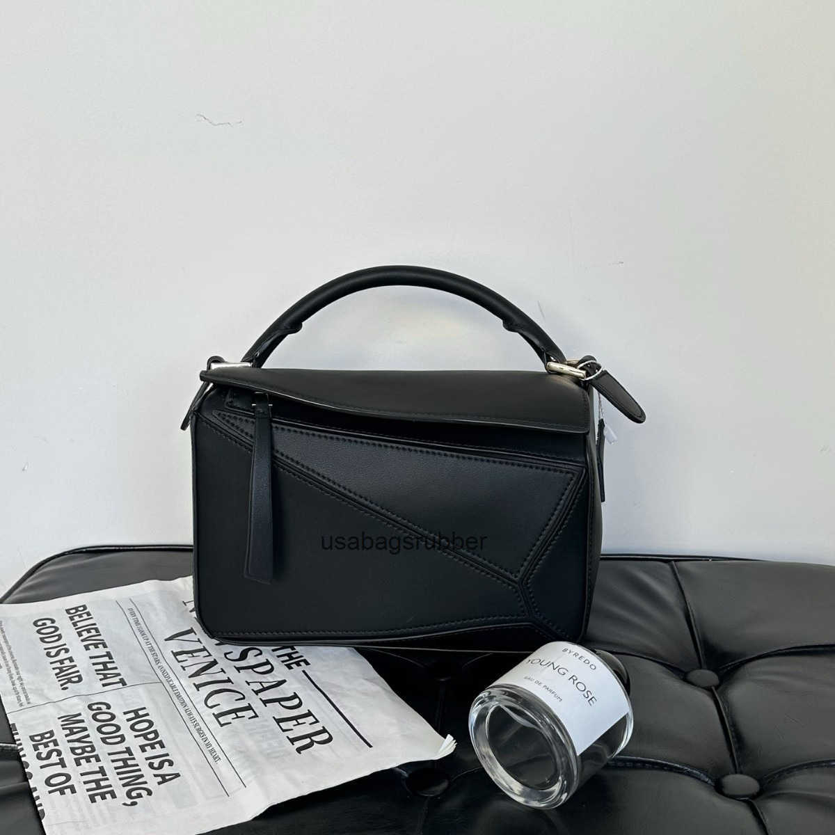 Minimalist Designer Style 2026 new geometric bag mini tote patchwork design leather shoulder bag crossbody bag pillow bag