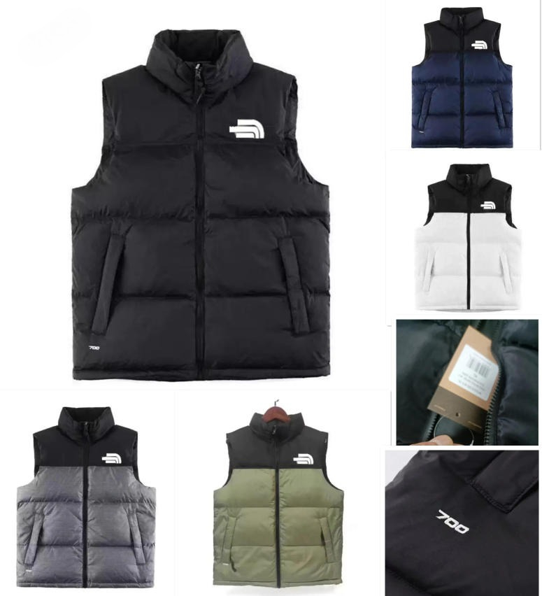 Men Vest Puffer Jacket Designer Winter Unisex Down Vest Coats Coatpeak Unisex Long Sleeve Zipper 700 Fill-Down Stowable Hood Water-Repellent Finish