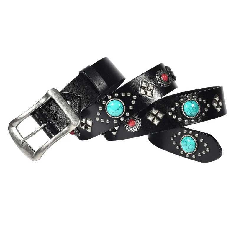 High Quality Top Grain Genuine Leather Belt for Men Brand Strap Male Pin Buckle Fancy Vintage Jeans Belt Cowboy Cintos S261017KU6K