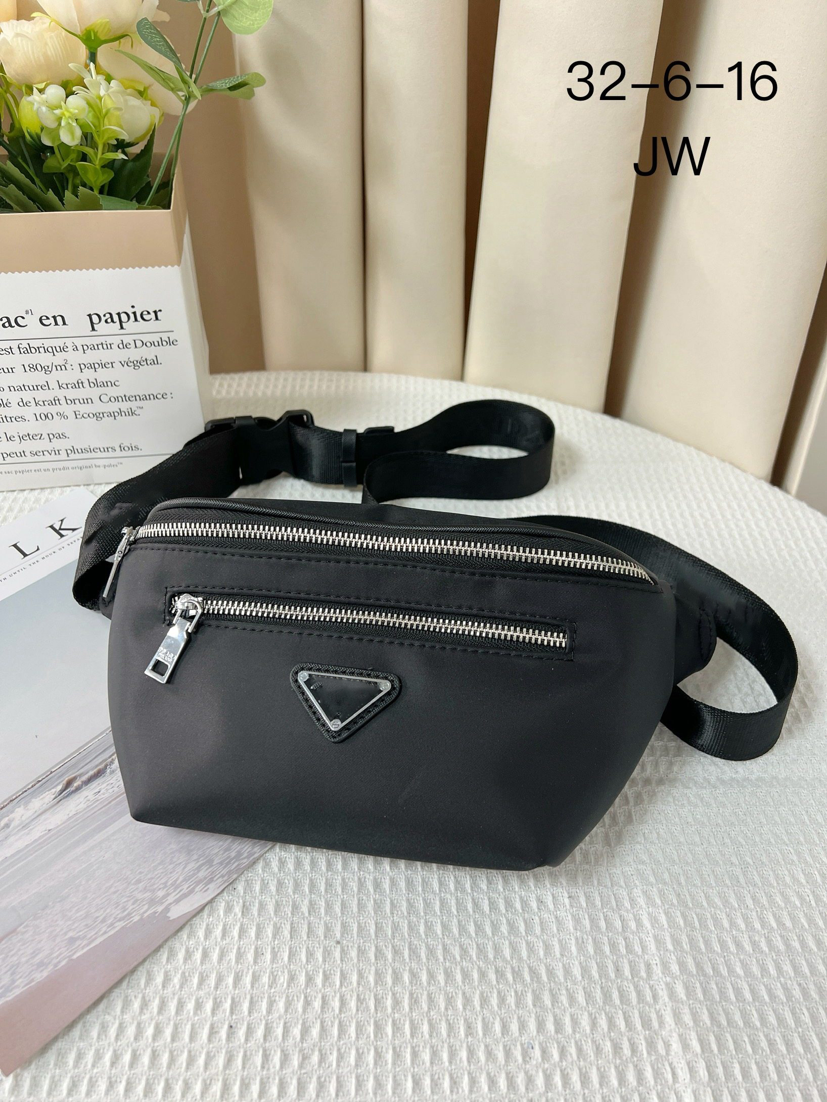 Designer Waist bag Denim blue canvas famous Chest bag Luxury Genuine leather Shoulder Bags fashion Belt Bag women purse pocket Cross Body handbags c