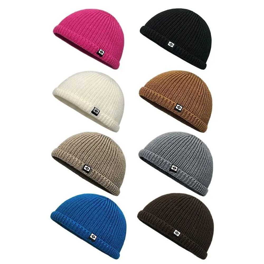 Soft Knitted Hat Windproof Thickened Autumn Winter Hat Cold Cap Hip Hop Hat Pullover Hat Outdoor S261017ROYG