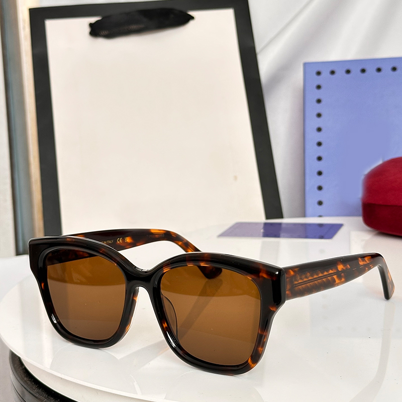 Luxury designer sunglasses mens fashion Vintage tortoiseshell square frame womens sunglasses men sunglasses summer classic driving UV glasses G1830S