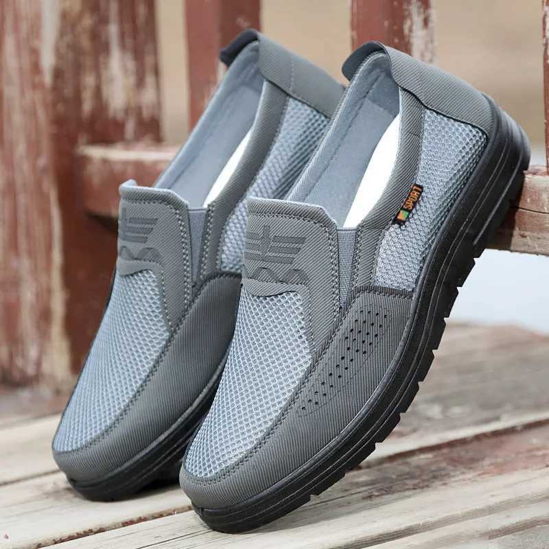 Casual Shoes Men's Shoes 2025 Summer Casual Sneakers Breathable Mesh Chunky Sole Affordable Free Shipping H261016