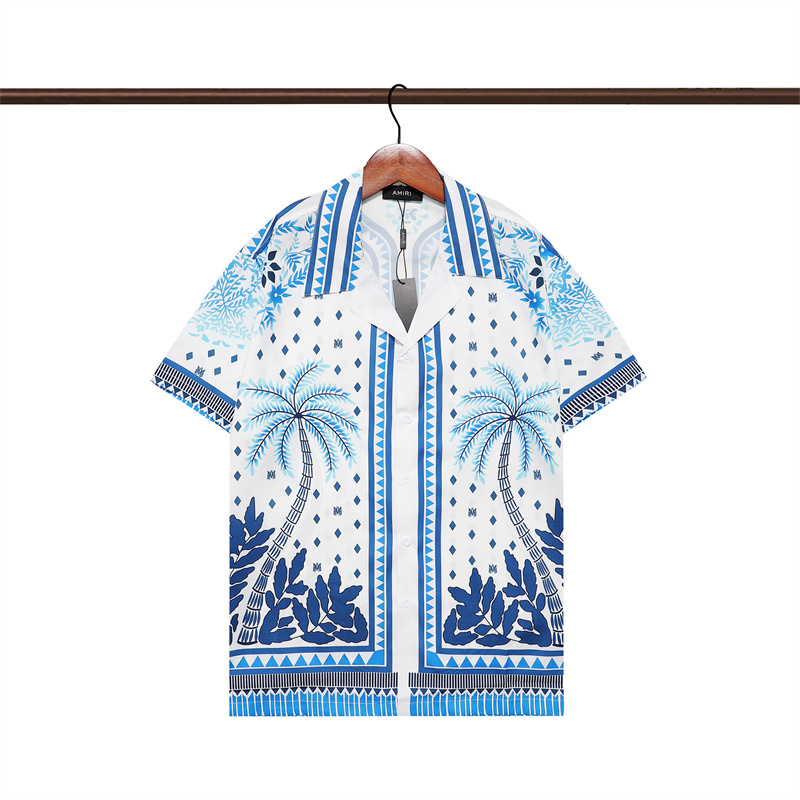 Men 2PCS Hawaiian Outfit Set Tropical Print Short Sleeve Shirt and Beach Shorts, Summer Casual Vacation Beachwear