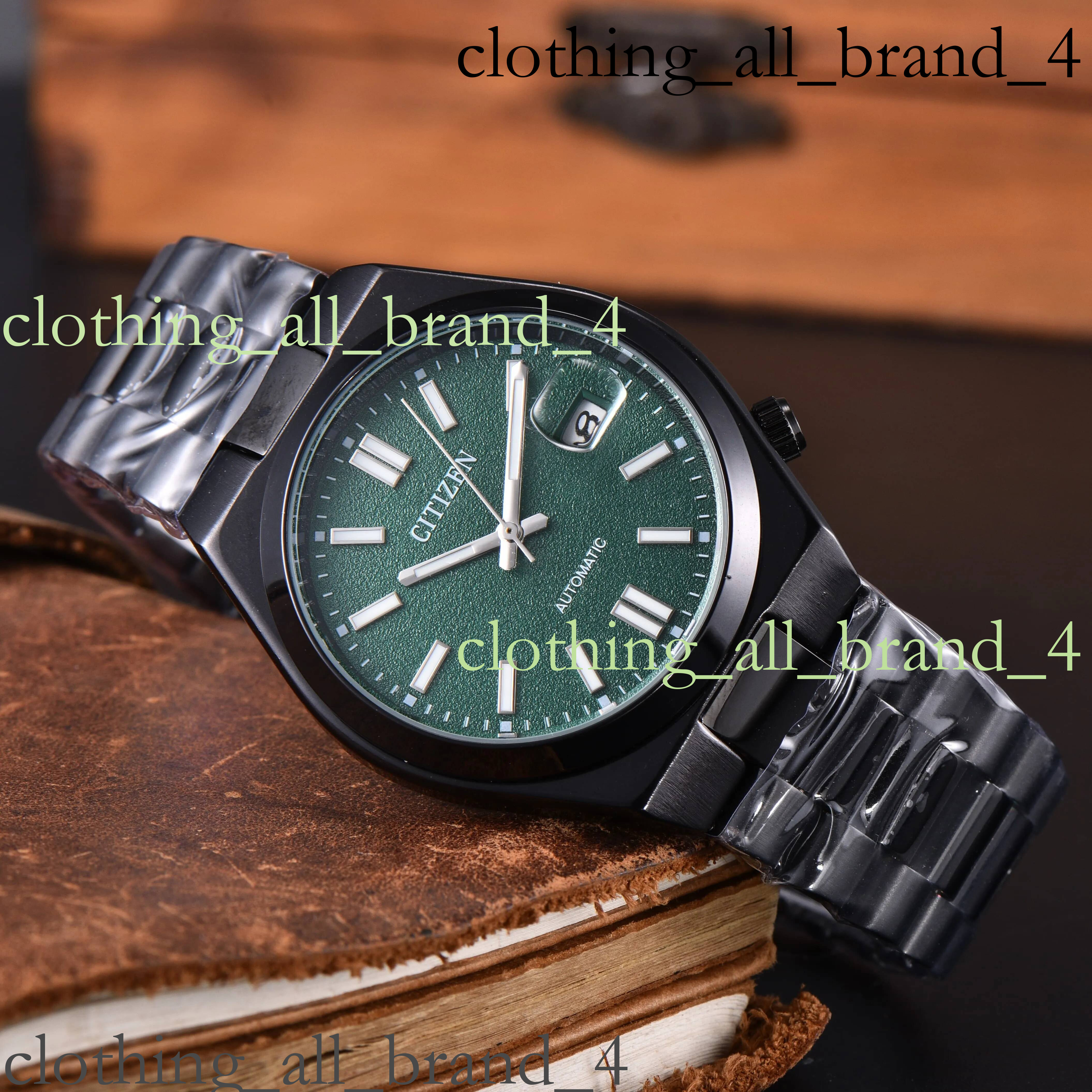 Citize Watch Men Luxury Trend Citi Quartz Calendar Waterproof Multi Function Fancy Round Stainless Automatic Date Designer High Quality Mens Citizen