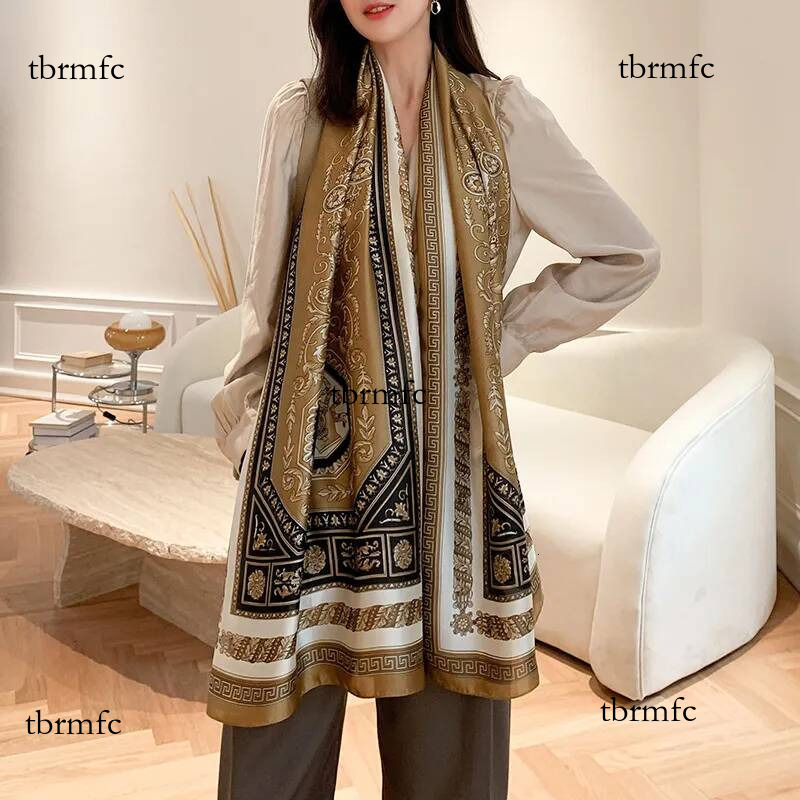 womens scarf Floral shawl wrap autumn and summer Fashion silk scarves classic long suquar ladies soft180 60cm