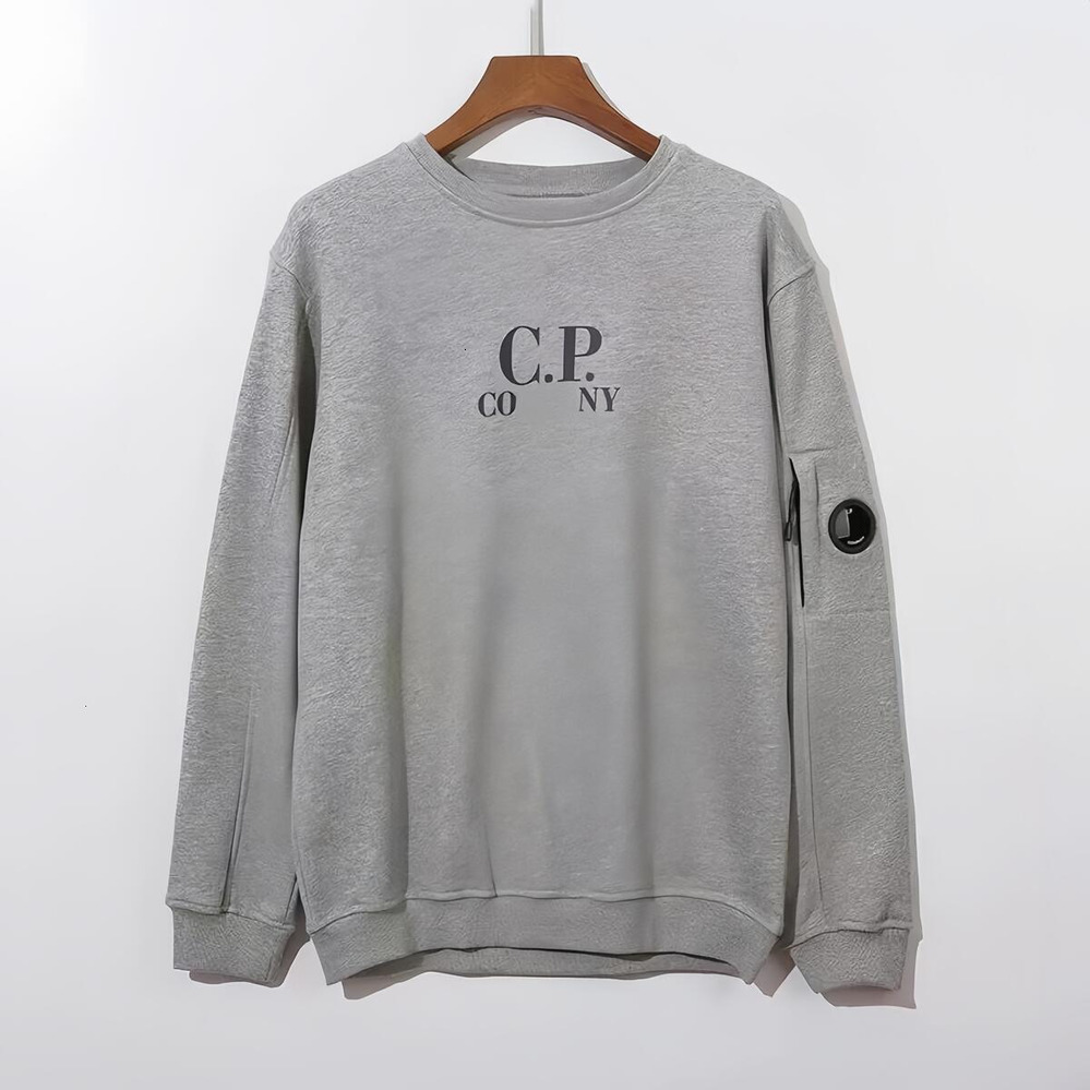 Cply Hoodie Outdoor Casual Loose Round Neck Sweatshirt Jacket Compagniness Hoodie Simple Pure Color Letter Graphic Tee Designer Arm Lens Ecoration C