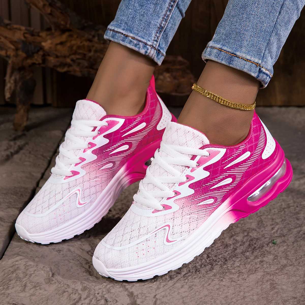 Casual Shoes Women Sneakers Shoes Breathable Lightweight Running Shoes Non Slip Wear Resistant Comfortable Women's Walking Shoes Woman H261016