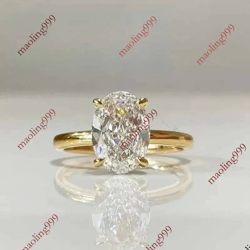 jewelry 3CT oval cut grown lab created diamond s925 Silver engagement ring rings designer for women