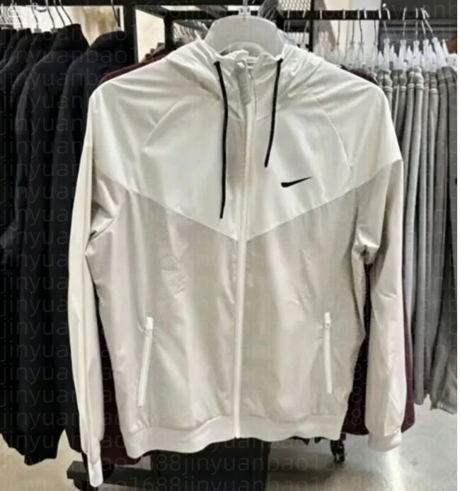Designer Sport Windbreaker Jacket Man Spring Autumn New Thin Jacket Men Hooded Loose Casual Cardigan Running Men's and Women's Sun Protect