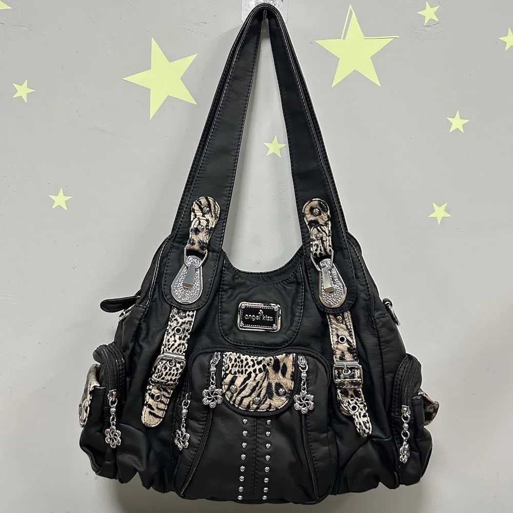 Evening Bags Women Bag Large Handbags Satchel Top-handle PU Shoulder Bag Vintage Dumpling Pack Multi-pockets Shoulder Bags H261016