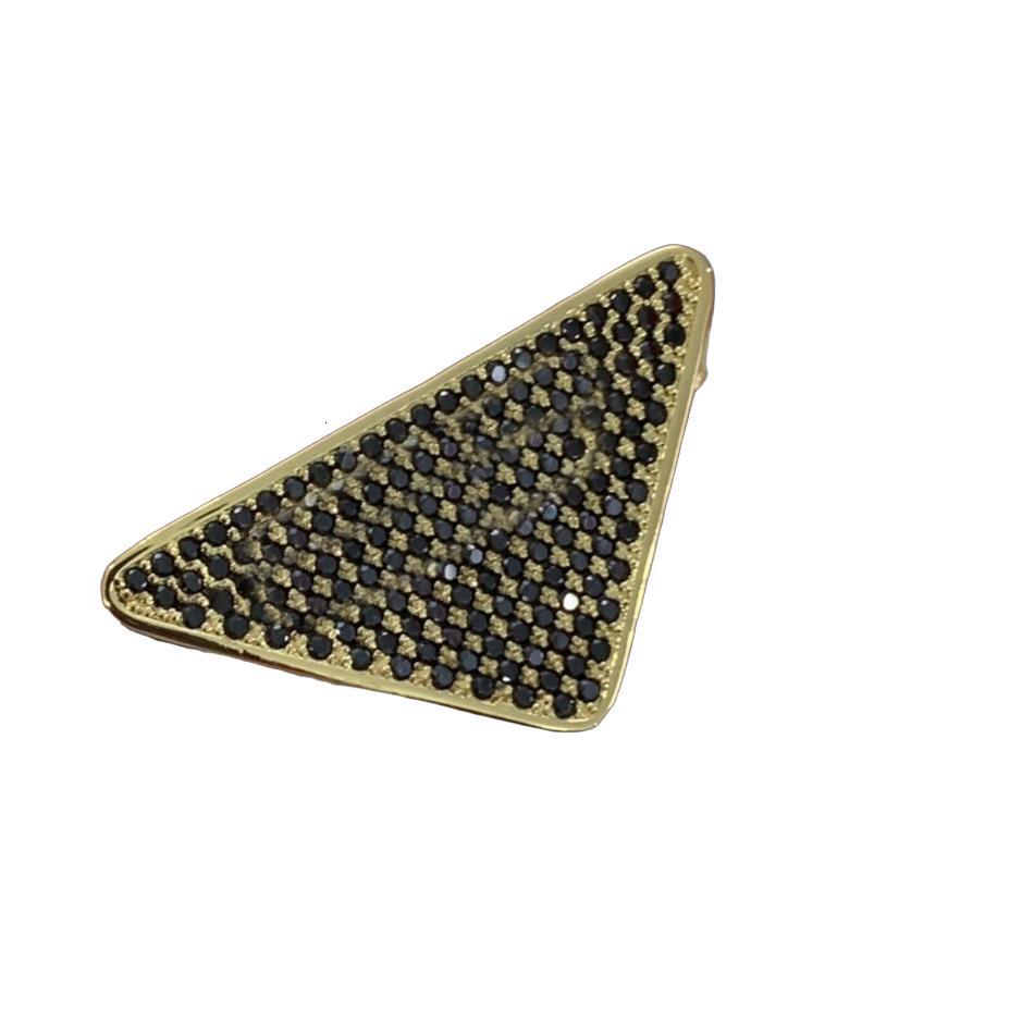 2026 New Designer's High End Triangle Never Fades Rhinestone Brooch Enhances The cologne Charm perfume Of Suit Dresses Designer X1 X1