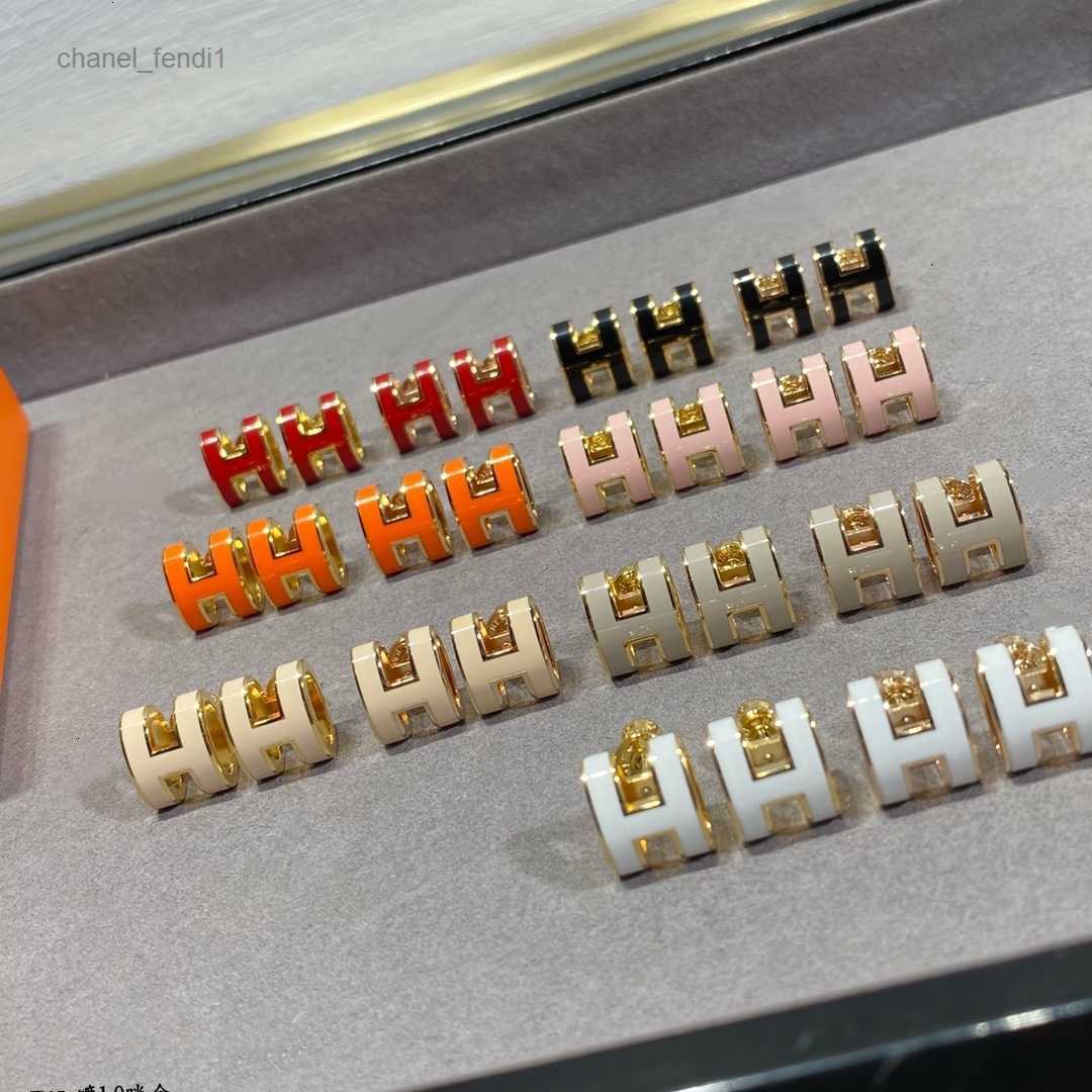 Earrings woman Luxury H Earring Stud Designer Brand Earrings Stud High Quality Fashion Letter Gold Plated Crystal Earring Party Wedding Earrings Jew