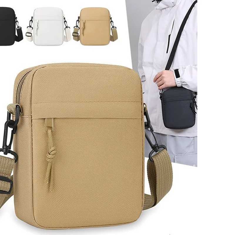Cross Body Unisex Solid Color Crossbody Bag Lightweight Single Shoulder Small Phone Bag Casual Mini Sling Bag For Men Women Daily Use H261016
