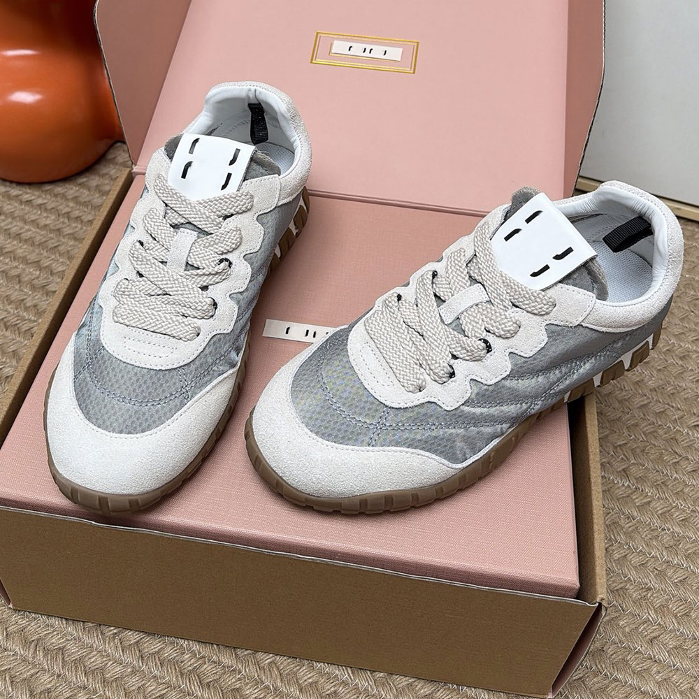 Womens Designer Sneaker Tyre Technical Fabric And Suede Sneakers 5E417E Fashion Luxury Brand Sneaker Sporty Style Comfort Casual Sneaker Rubber Sole