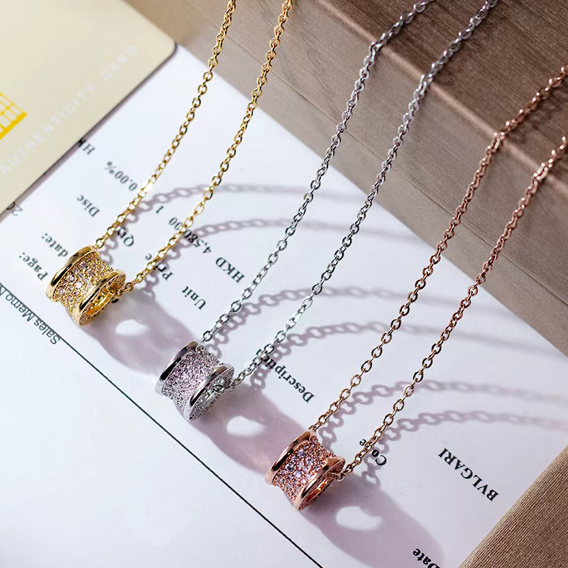 Women's designer necklace luxurious crystal BV necklace high-quality pendant necklace jewelry