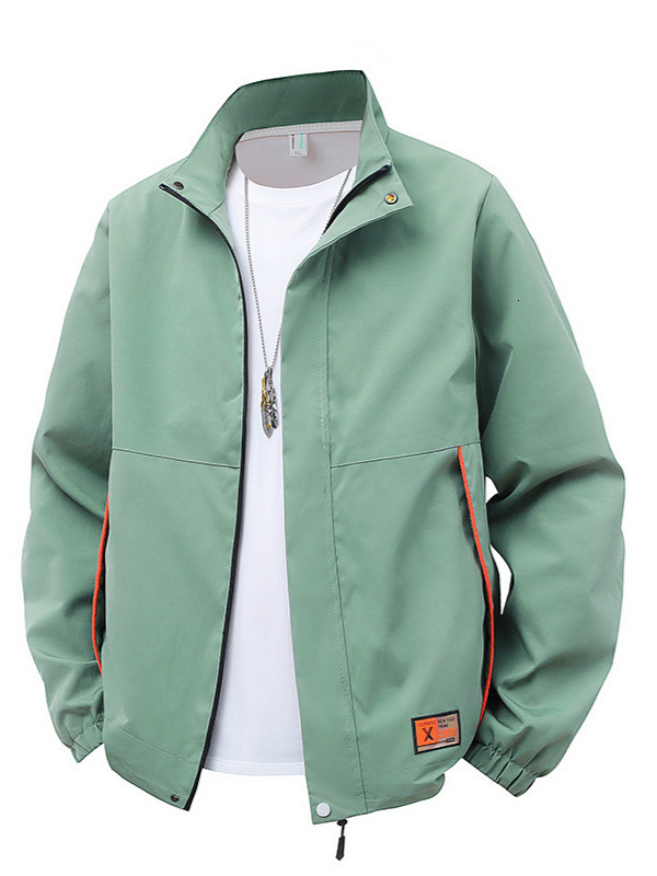 Men 2026 New Plus Size Stand Collar Workwear Jacket Trendy Casual Outerwear Soft Durable Comfortable Daily Street Coat For Men