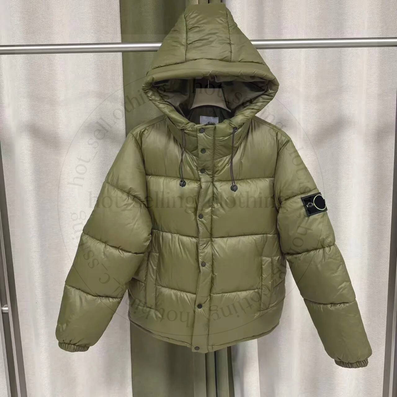 Designer Puffer Men Compass Armband Lightweight Winter Jacket Outdoor Casual Mens Cotton Coat f22