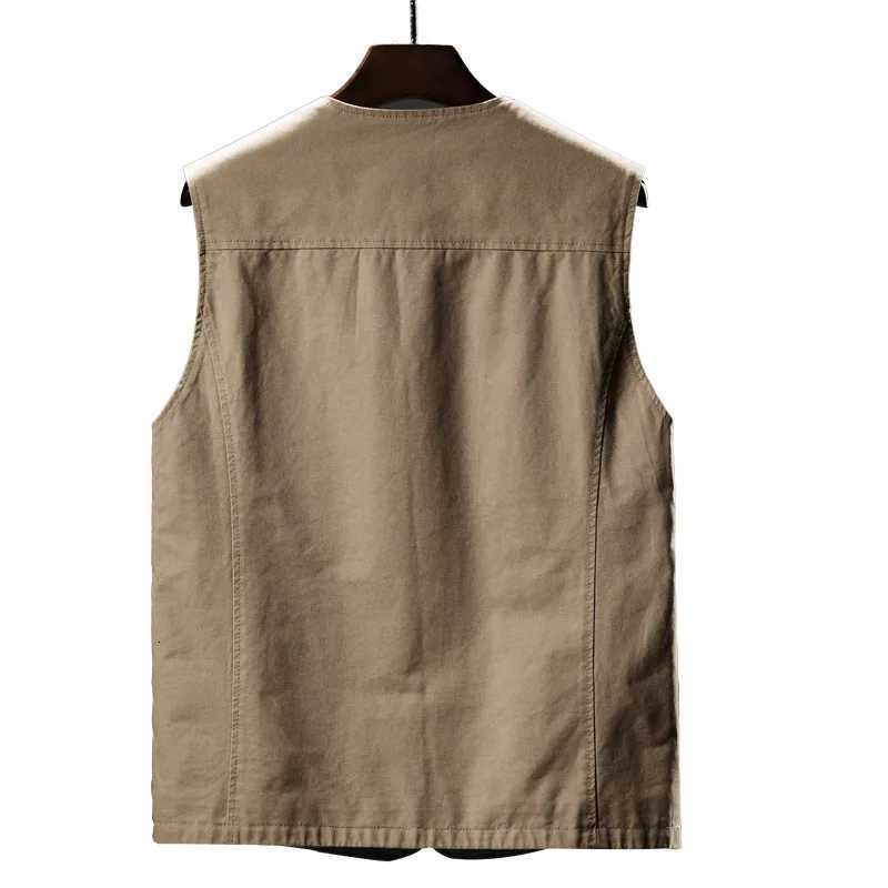 Military Men's Vests Waistcoat Men Many Pockets Vest Sleeveless Jacket Plus Size Large Male Travel Coat Army Tactical ClothingW261017