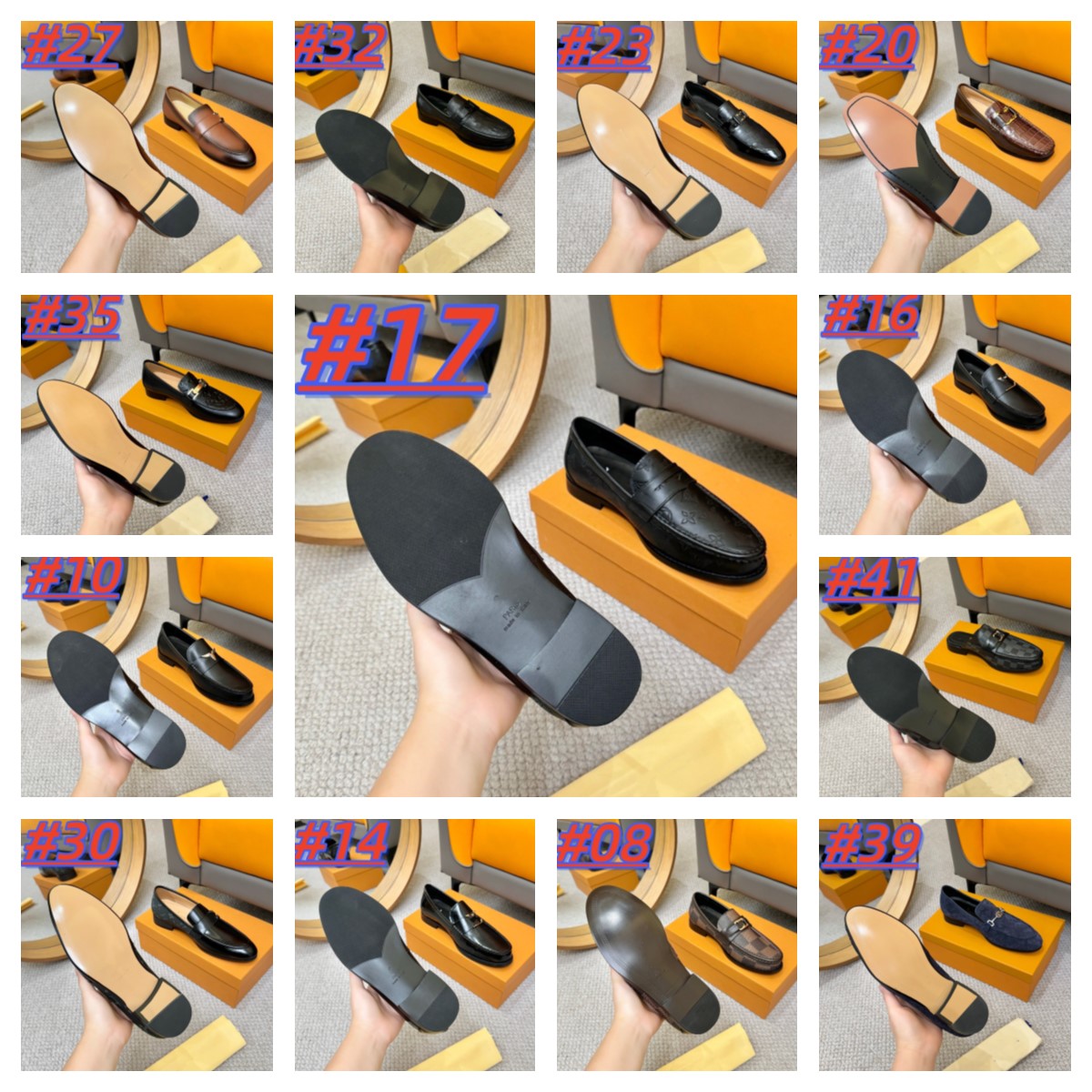 2026 Luxurious Men's Real Leather Loafers, Classic Penny Slip On Shoes, Thick Sole Fashion Formal Casual Moccasin Footwear, Size 38-46