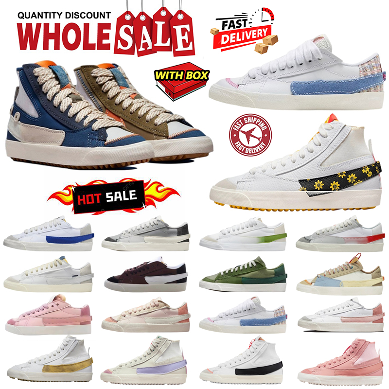 Designer Shoe Low 77 Jumbo Low Trainers Designer Men Women White Black Navy Pink Skateboarding Fashion Sneakers
