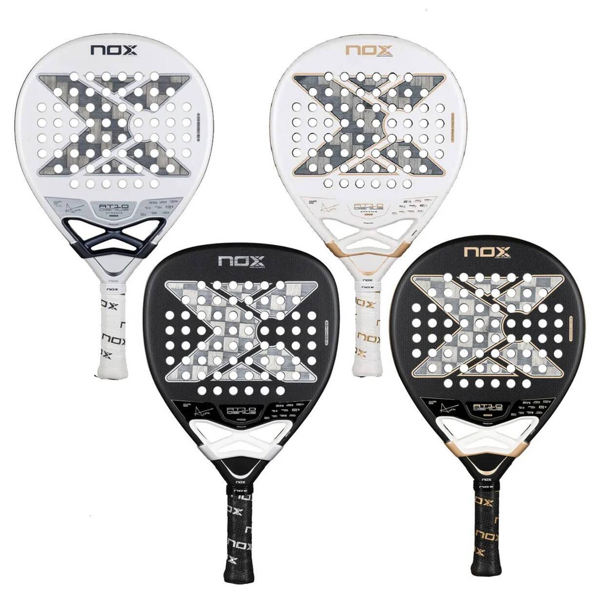 Multi-Piece Tennis Racket Matching Kits * NOX 2026 12K 18K Carbon Fiber Surface With EVA Memory Flex Foam Core Padel Tennis full graphite profession
