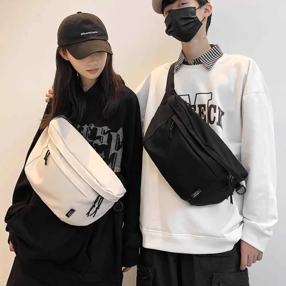 Cross Body Fashion Large Capacity Crossbody Bag Belt Pouch Nylon Travel Hip Bag Solid Color Casual Sport Purses Pocket Couple Young Student H261016