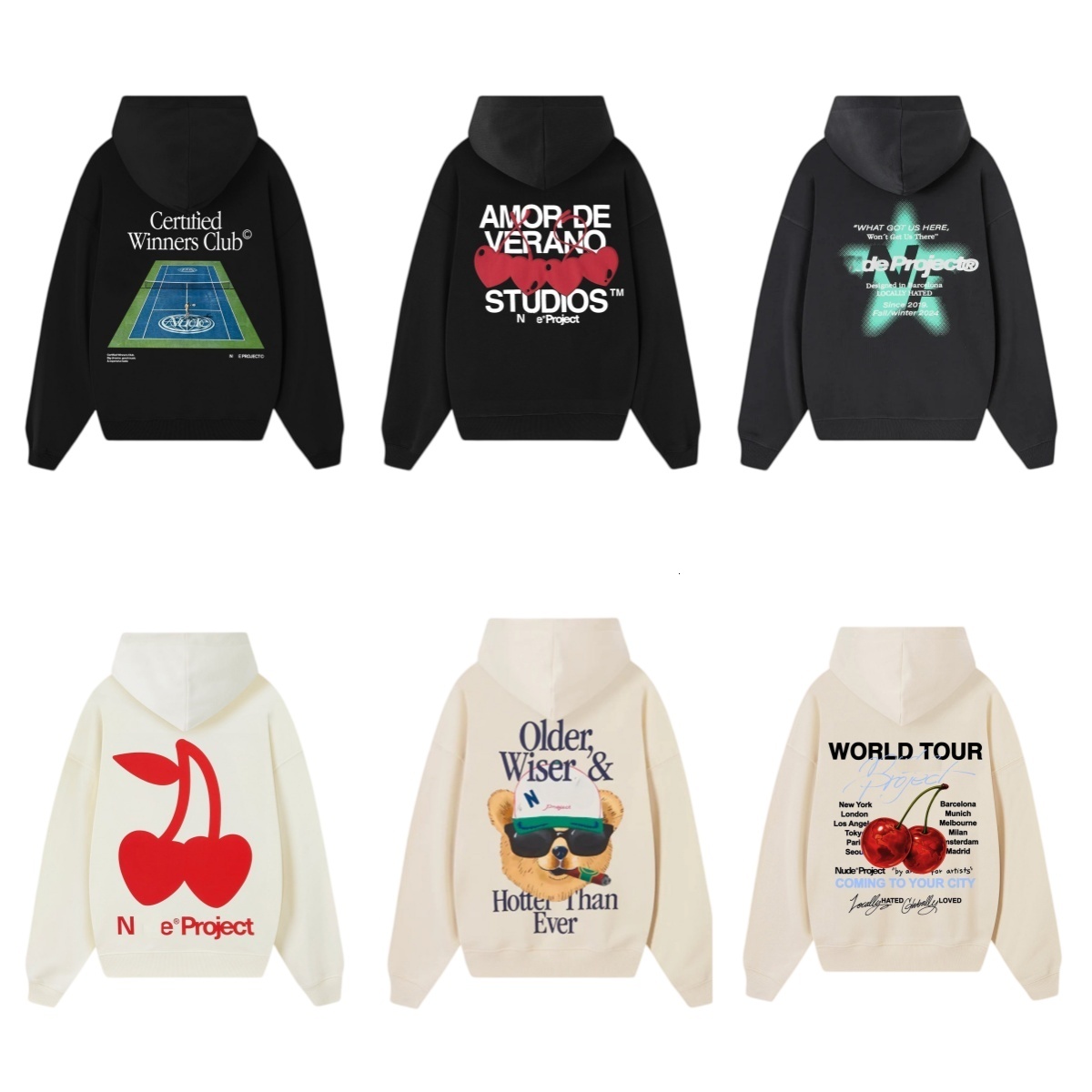 Nudelys Project hoodie Designer hoodies Fashion Classic cotton hoody vintage printing mens and womens High quality couple Long sleeves sweatshirt 6a