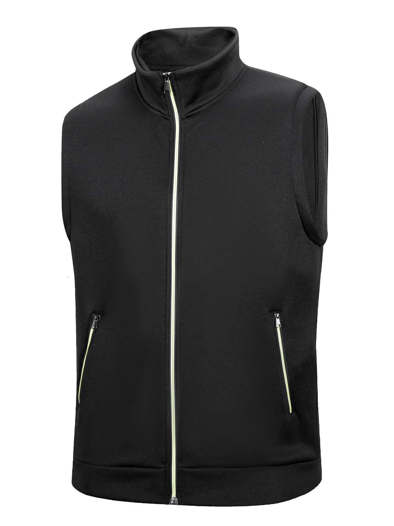 Sleeveless Men's Vests Mens Zipper Vest Coats Outdoor Warm Casual Sweatshirts Men's Breathable Cycling Work Jackets Hiking Streetwear Tank