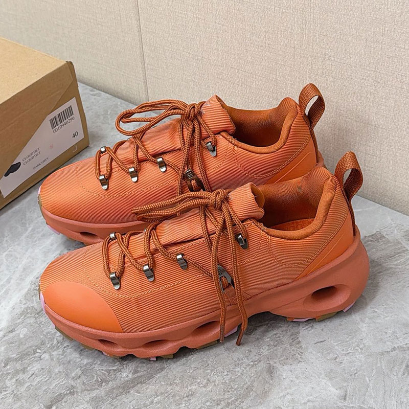 Cloudsolo Sneaker Mens Womens Famous Hiking Shoes Luxury Running Shoes Designer Mesh Upper Crafted Lightweight Sneaker Couple Round Stone Buckles Ca