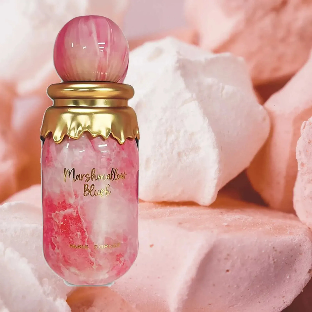 Perfume Paris Corner Blush EDP 34 Fl Oz Unique eau de Gourmand Marshmallow Strawberry Perfume For Women Long Lasting Sweet Fr