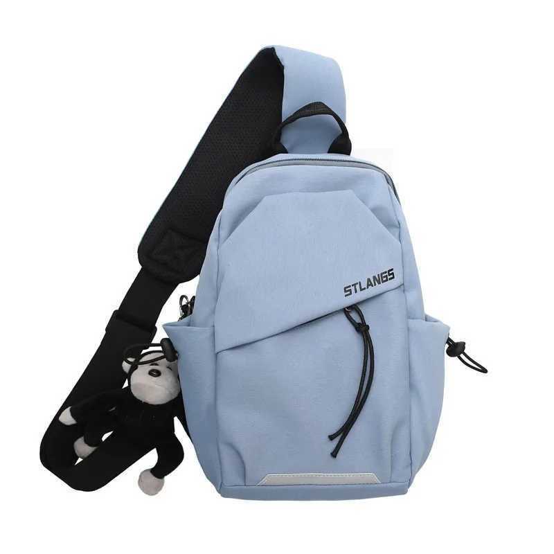 Shoulder Bags Unisex Korean Style Crossbody Bag Lightweight Portable Shoulder Bag Ideal for Casual Daily Fashion Shopping Outdoor Leisure H261016