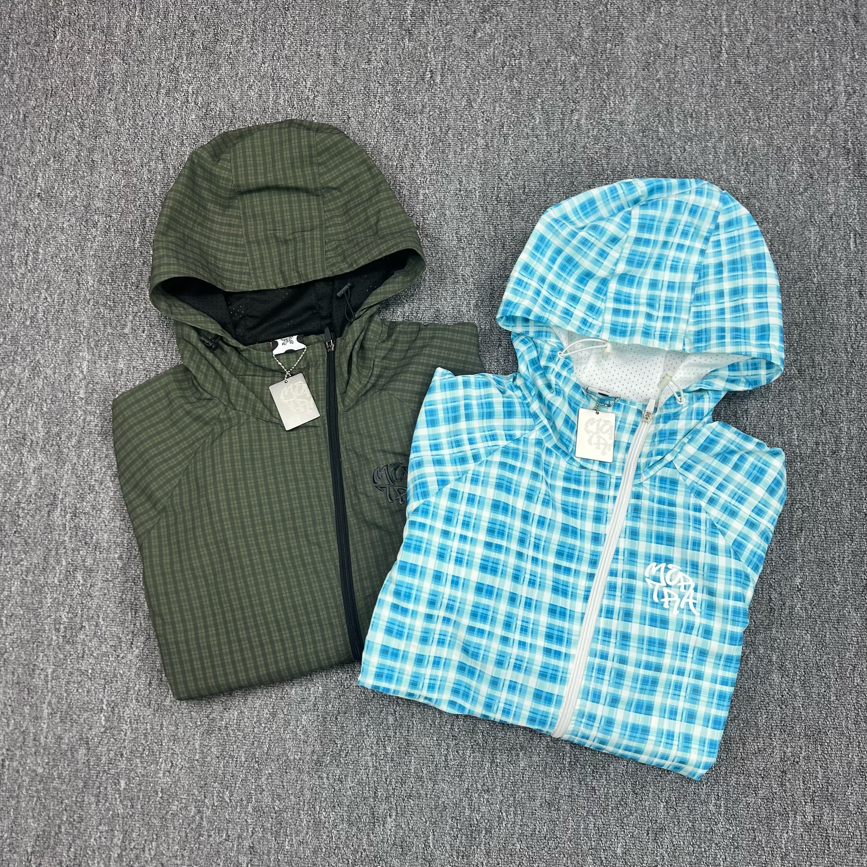 High Quality 25ss Mertra Slanted Zipper Interchange Clothes Men Women Winter Autumn Casual Loose Hooded Jacket